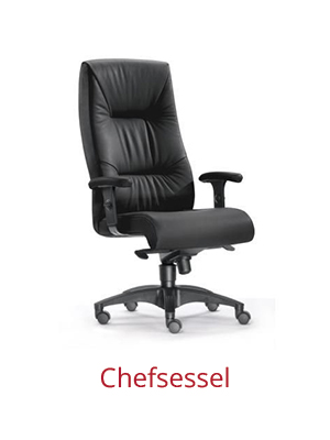 schwarzer Chefsessel von SITWELL STEIFENSAND